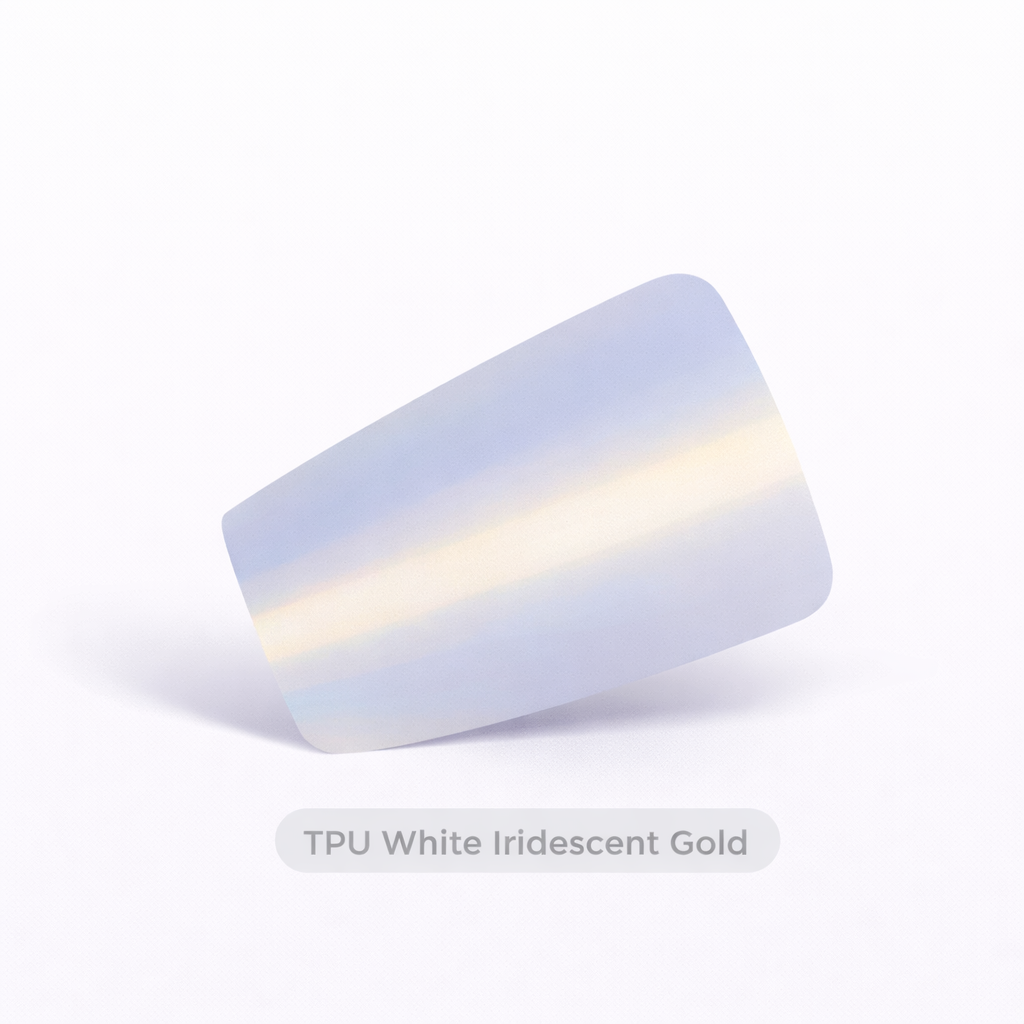 White Iridescent Gold