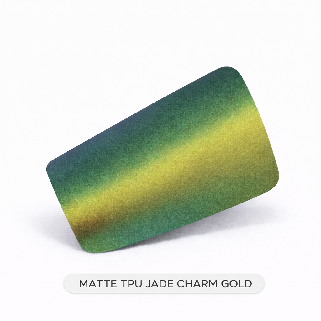 Matte Jade Charm Gold